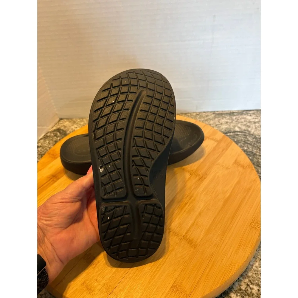 Oofos OOahh Sport Recovery Slides Black Mens 5 Womens 7 EU 38 Sandals
